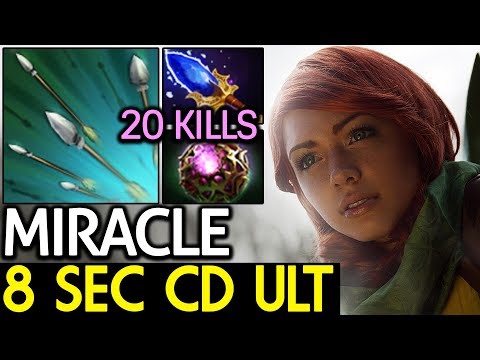 Miracle- [Windranger] Insane Game | 8 Sec CD ULT 7.15 Dota 2