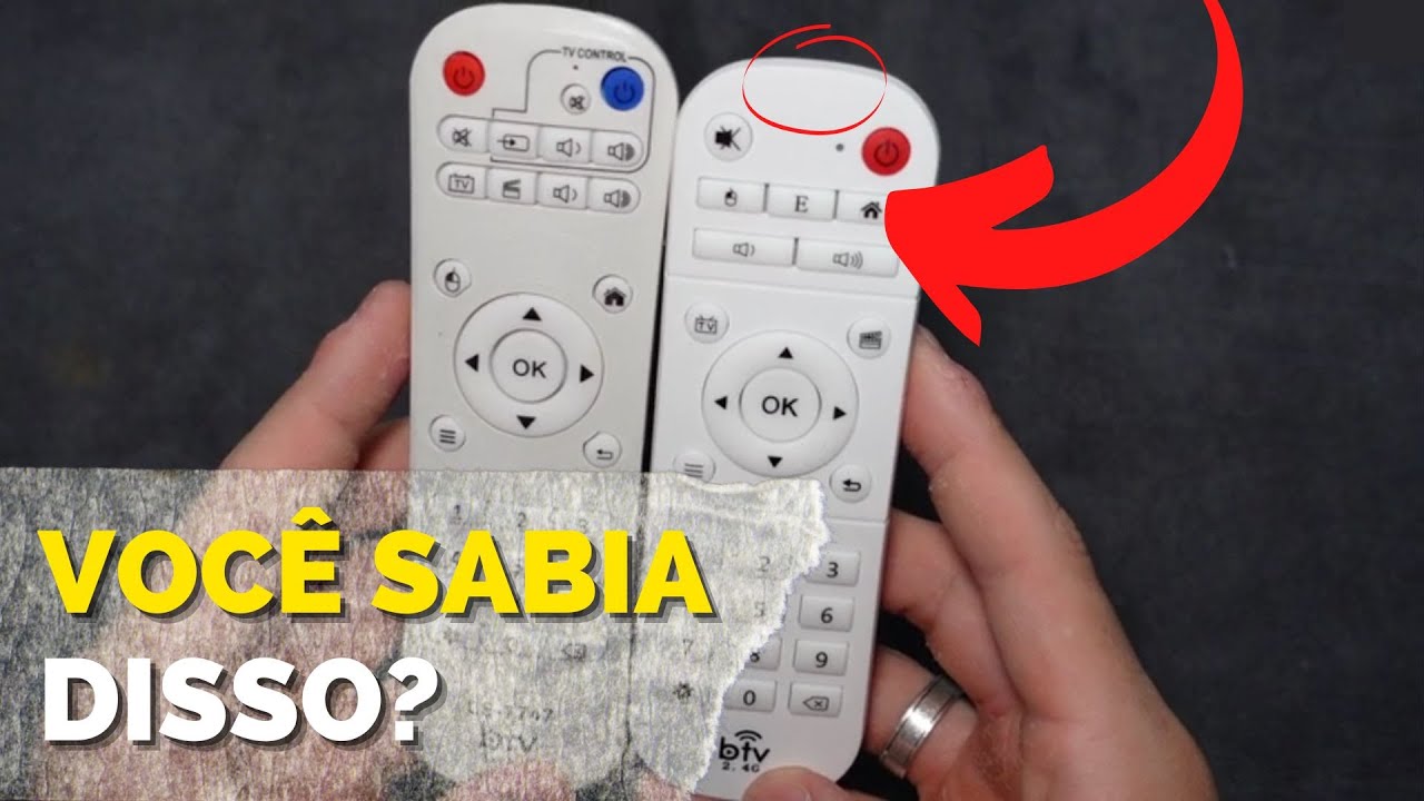 Diferença entre o controle btv b11 original e falsificado