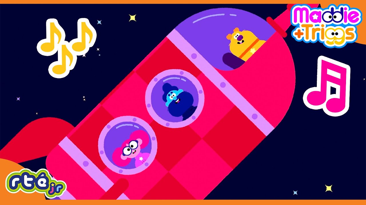 🚀 Blast Off from the Park! 🌕 | Maddie + Triggs | 🎵 Song 🎵 | @RTÉjrOfficial