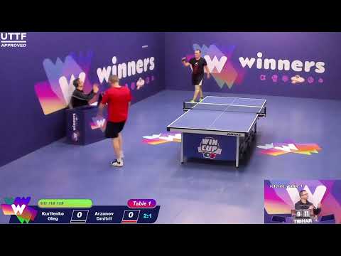 WINners CUP table 1 02.02 Kurilenko Oleg - Arzanov Dmitrii 16:00