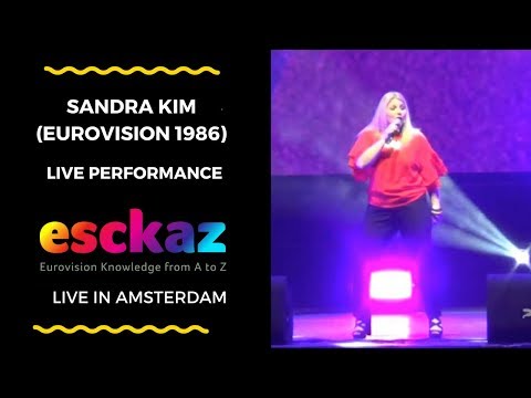 ESCKAZ in Amsterdam: Sandra Kim (Eurovision 1986) - Eurovision Medley