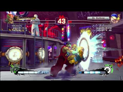SSF4 AE [Dhalsim] YHCmochi vs score33333 [Yun]