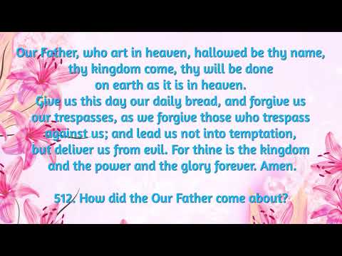 #Saggezza Day 353: Youcat: What are the words of the Our Father?# (3 Questions)