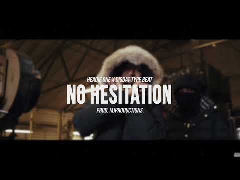 Headie One x DigDat Type Beat 'No Hesitation' | (Prod. @_mjproductions)
