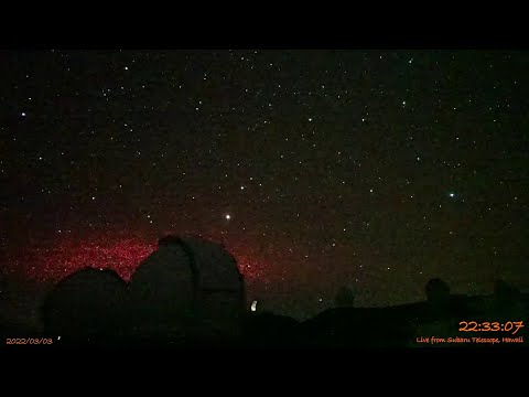 ELVES and Sprites over Maunakea Observatories on 4th March 2022 (UT) 　マウナケア観測所群の上に現れたエルブスとスプライト