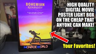 This DIY Movie Poster Lightbox Is So Cool! (includes poster tutorial)