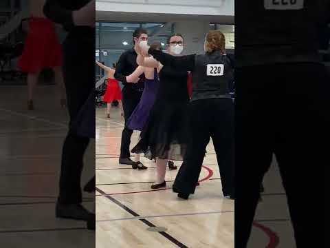 Newcomer Am Rumba Quarterfinal H1.  Irene/Emilie, Theo/Vanessa, Maddie/Becky