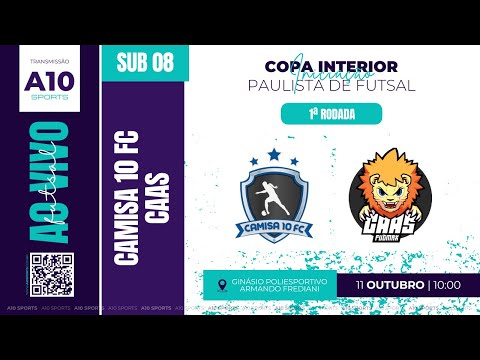 CAMISA 10 FC B x CAAS - COPA INTERIOR PAULISTA DE FUTSAL - SUB 08