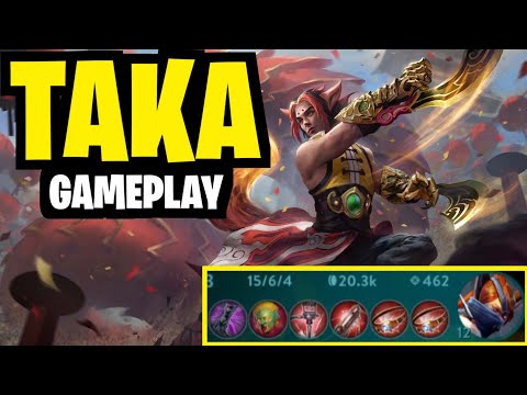 TAKA WP JUNGLE - INTENSE GAME WITH ENEMY FULL CC | VAINGLORY 5V5 |