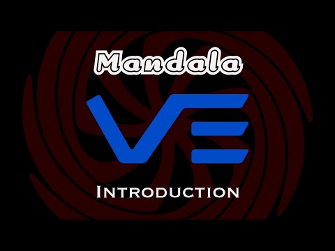 Synesthesia Mandala Drum V3 (2 of 2) - USB & 5-PIN MIDI Controller Pad - Black and Blue image 2