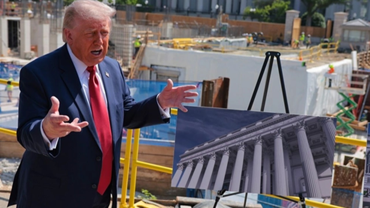 Trump Shows Off The Secrets Under The New Ballroom