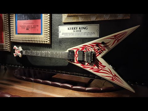 Kerry King Slayer B.C. Rich USA Custom Shop Signature Guitar Video Hard Rock Cafe Gothenburg Sweden