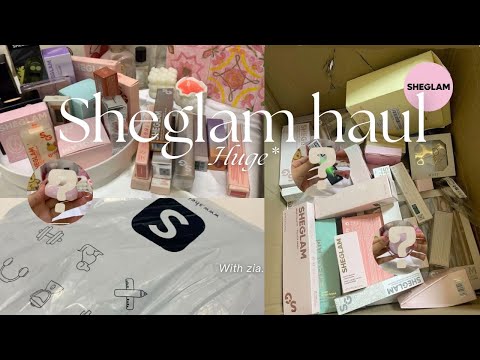 UNBOXING MY BIGGEST SHEGLAM HAUL YET! Wait 'til you see the sparkle!🌸🤌