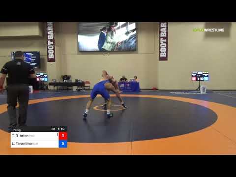 2018 Marine Corps US Open/UWW Junior Freestyle 79 Con 32 #2 - Tommy O`brien (PWC) Vs. Leonardo Tar