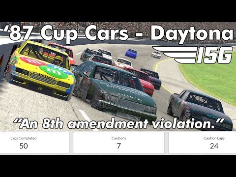 "Welcome home."? - My '87 Cup Cars Dumpster Fire at Daytona | Team I5G