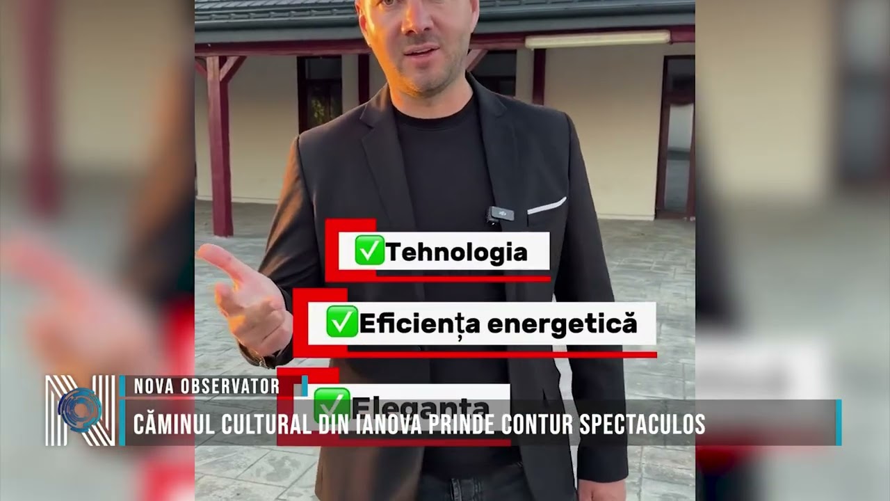 Căminul Cultural din Ianova prinde contur spectaculos