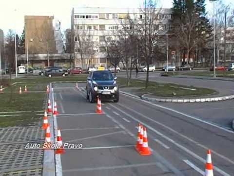 Auto skola Pravo - B kategorija - Novi poligon