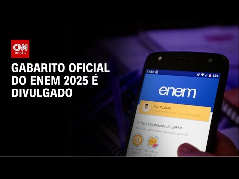 Inep divulga gabarito oficial do Enem 2025 | CNN 360º