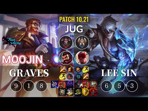 RNW Moojin Graves vs Lee Sin Jungle - KR Patch 10.21
