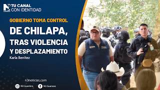 Gobierno toma control de Chilapa, tras violencia y desplazamiento