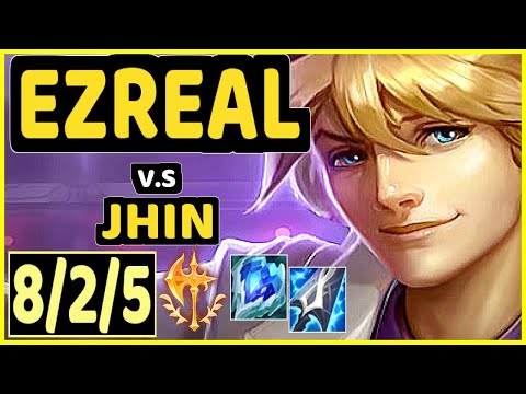 SHOWMAKER (EZREAL) vs JHIN - 8/2/5 KDA BOTTOM ADC CHALLENGER GAMEPLAY - KR
