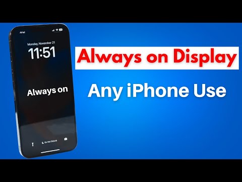 Enable Always on Display on Any iPhone - in Hindi