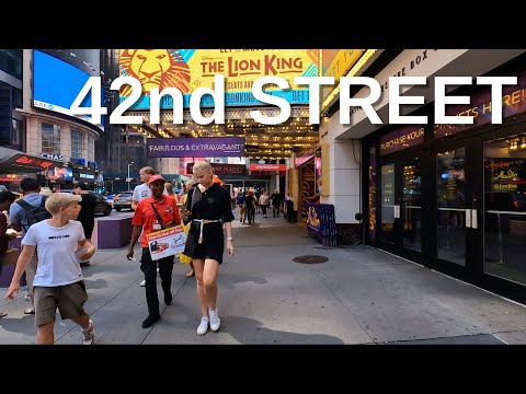 NEW YORK CITY Walking Tour [4K] 42nd STREET