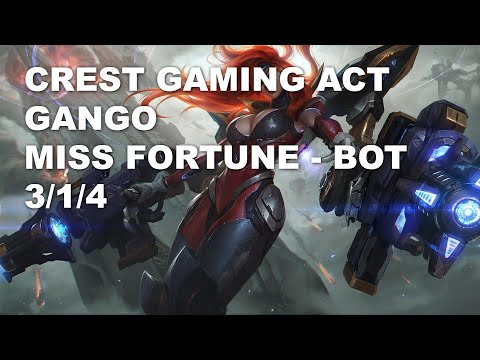 Crest Gaming Act Gango Bot Miss Fortune vs Kalista - KR Master Patch 10.9
