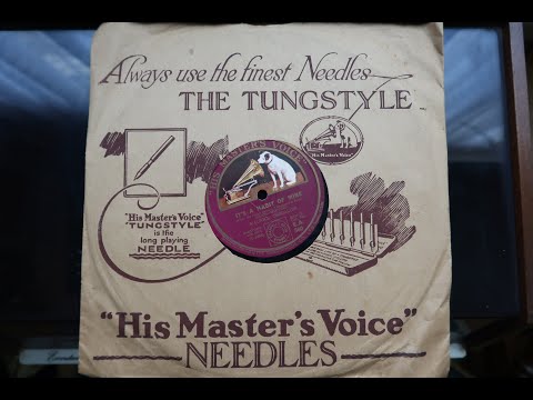 It's a Habit of Mine; Maurice Chevalier; 1929 78 record