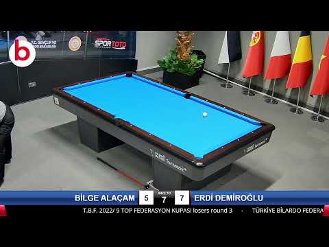 BİLGE  ALAÇAM & ERDİ DEMİROĞLU Bilardo Maçı - 