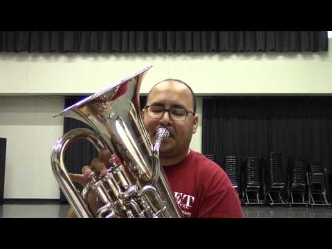 TMEA 2017-2018 Euphonium Etude 1 - Bb Minor
