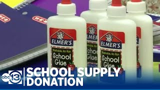 Moms collect school supply donations for teachers