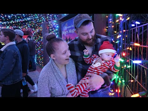 Baby's First Time At Zoo Lights (he was soo amused!)│VLOGMAS DAY 23 Video