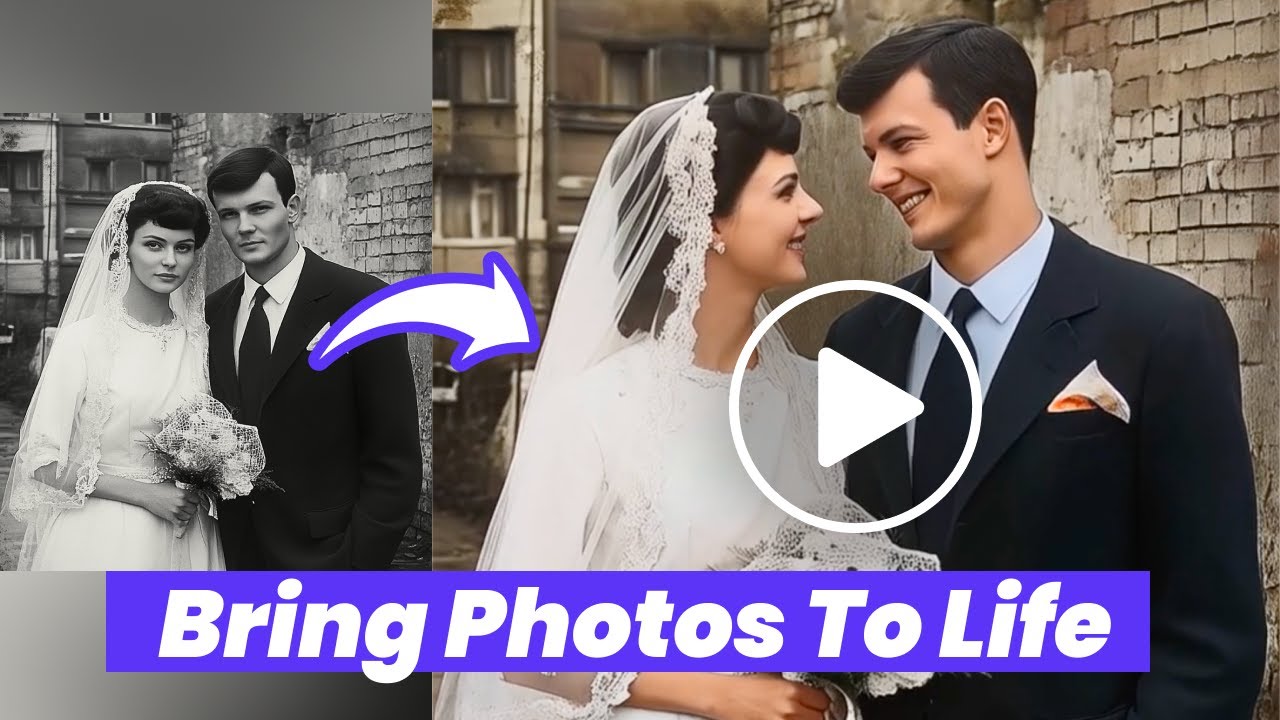 AI Bring Old Photos to Life Tutorial | Old Image to Video AI | Deep Nostalgia (Easy & Fast)