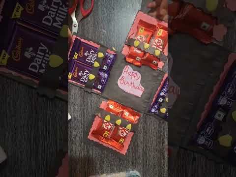 A handmade exploding chocolate gift box 🎁Perfect for birthdays ✨