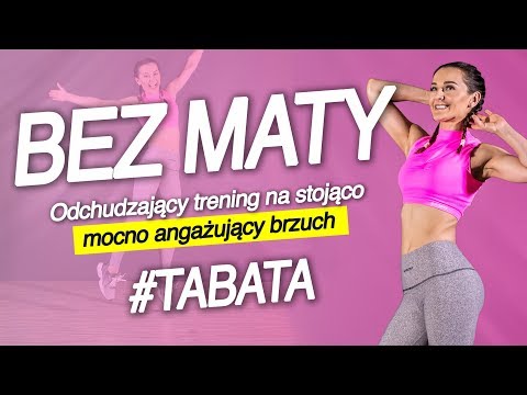 🔥Tabata BEZ MATY 35 min 🔥Mocny brzuch 👙 Interwałowy trening odchudzający -600 kcal