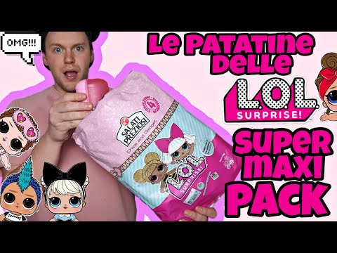 Apro LE PATATINE delle LOL SURPRISE SUPER MAXI PACK e annuncio importante !!!!