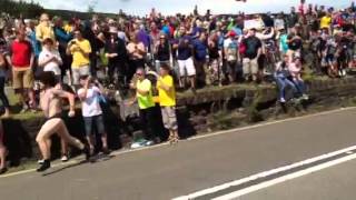 preview picture of video 'Tour de France 2014 stage 2 Yorkshire Holme moss to wood head pas'