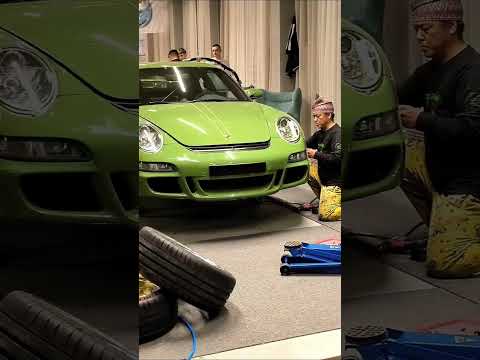 Porsche 911 997 GT3 and legendary Akira Nakai doing his #rwb magic in Croatia! #porsche #911