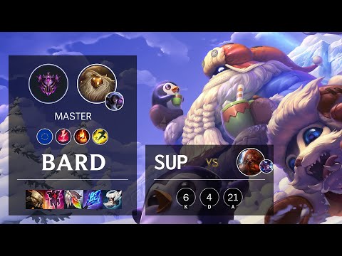 Bard Support vs Gragas - EUW Master Patch 11.1