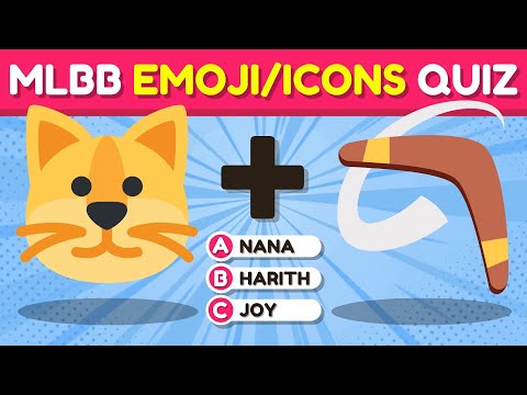 MOBILE LEGENDS BANG BANG EMOJI/ICONS QUIZ! 😎 | CAN YOU GUESS THE HEROES? Quiz for MLBB Players! [P1]