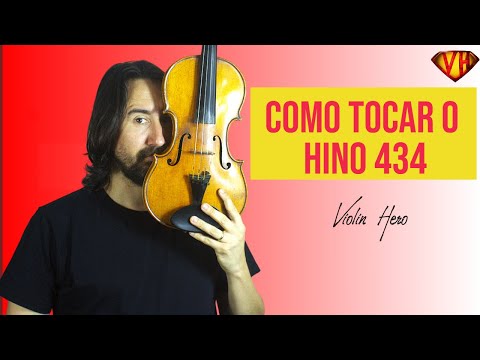 Como tocar o hino 434 no violino - Série Hinos de Jovens - Dó Maior - Aula 2