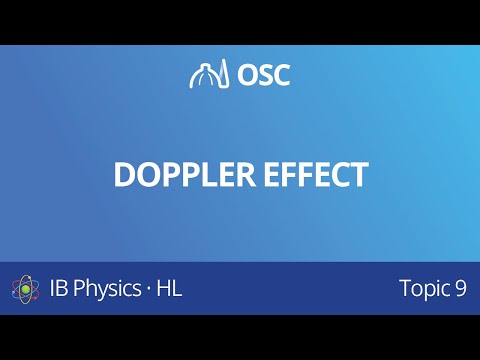 Doppler effect [IB Physics HL]