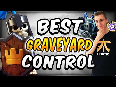 MY NEW FAVORITE GRAVEYARD CONTROL DECK!— Clash Royale