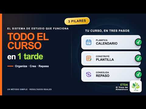 Cómo organizar todo el curso con IA antes de que empiecen las clases