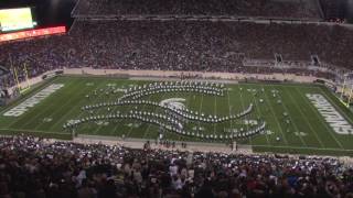 Spartan Marching Band: Halftime | MSU vs Furman : 9.2.2016