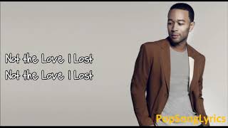 John Legend - Love in the Future (Intro) (Lyrics)