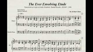 The Ever Envolving Etude- By Avishai Cohen - From Gently Disturbed - Piano and Double Bass transc.