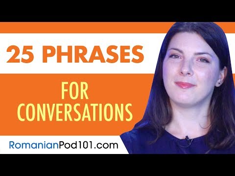 25 Romanian Phrases to Use in a Conversation