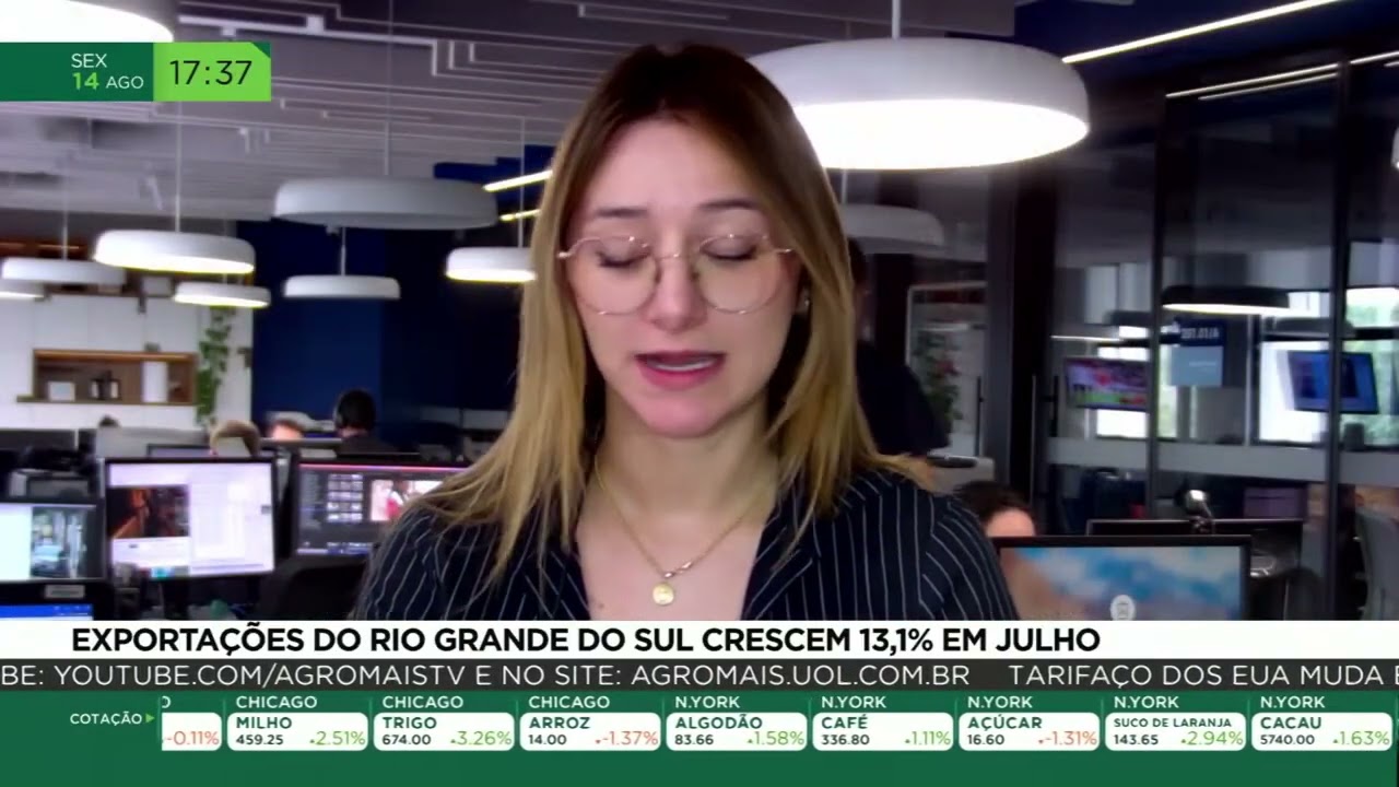 Exportações do Rio Grande do Sul crescem 13,1% em julho